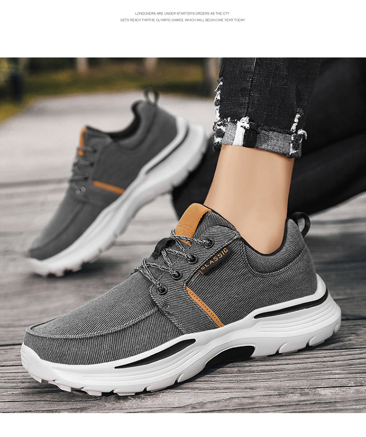 Men's Walking Shoe Lightweight Breathable Anti-Skid Mesh Workout Casual Sports Shoes
