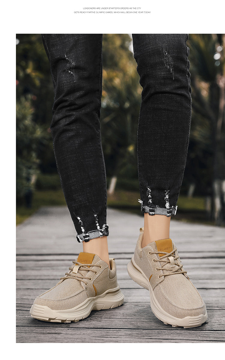 Men's Walking Shoe Lightweight Breathable Anti-Skid Mesh Workout Casual Sports Shoes