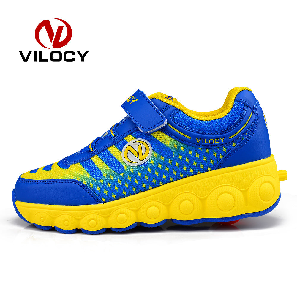 Children's Roller Shoes Cool Colourways Non-slip Lightweight Cushioning Casual Kids Shoes