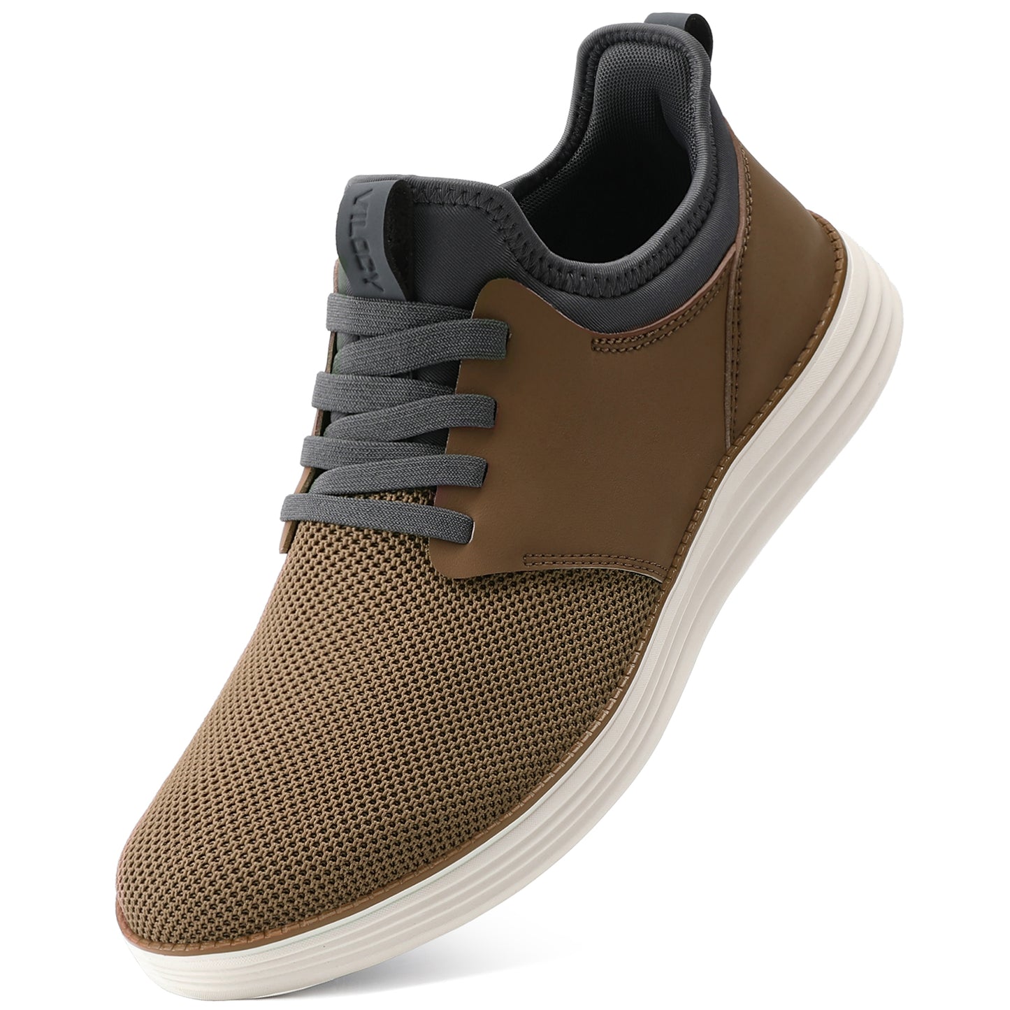 Mens Casual Athletic shoes Hands Free Slip On Casual Sneakers Breathable Mesh Tennis Shoes Lightweight Fashion Walking Shoes Comfortable Minimalist Work Shoes Slip On Rubber Soles