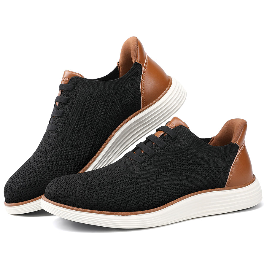 VILOCY Men's Hands Free Slip on Casual Sneakers Cushioned Walker Dress Shoe Lightweight breathable Tennis Athletic Fashion Comfortable Business Oxfords