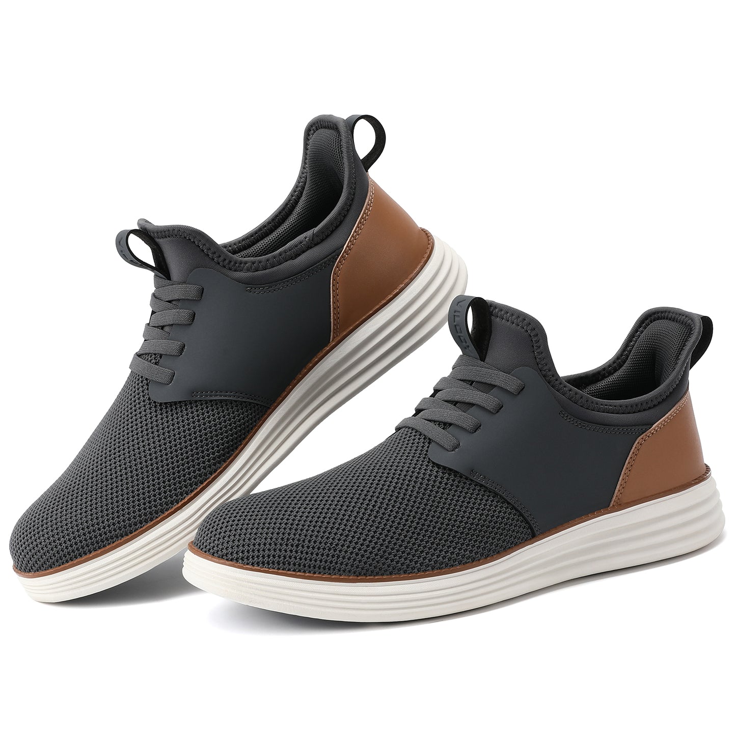 Mens Casual Athletic shoes Hands Free Slip On Casual Sneakers Breathable Mesh Tennis Shoes Lightweight Fashion Walking Shoes Comfortable Minimalist Work Shoes Slip On Rubber Soles