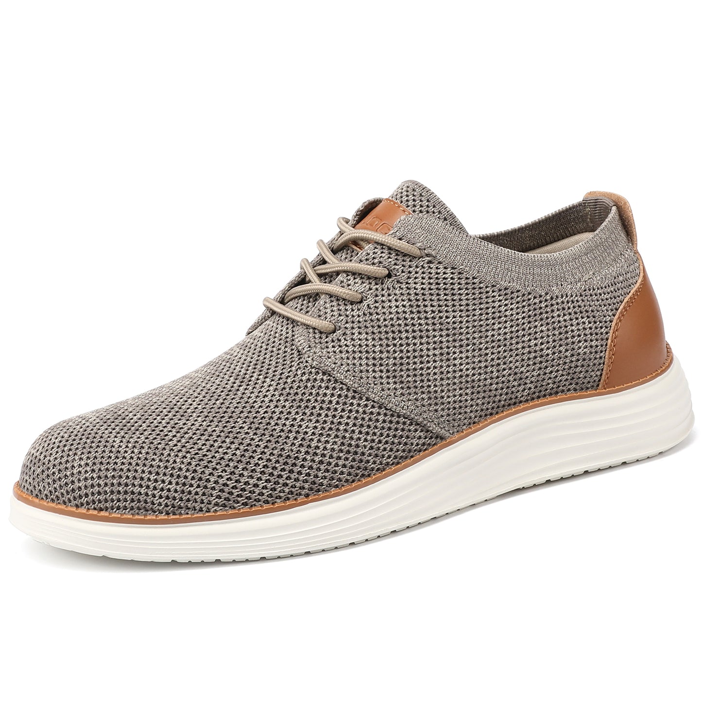Men's Lace Up elastic collar Fashion Dress Sneakers Business Oxfords Comfortable Breathable Lightweight Casual Walking Shoes