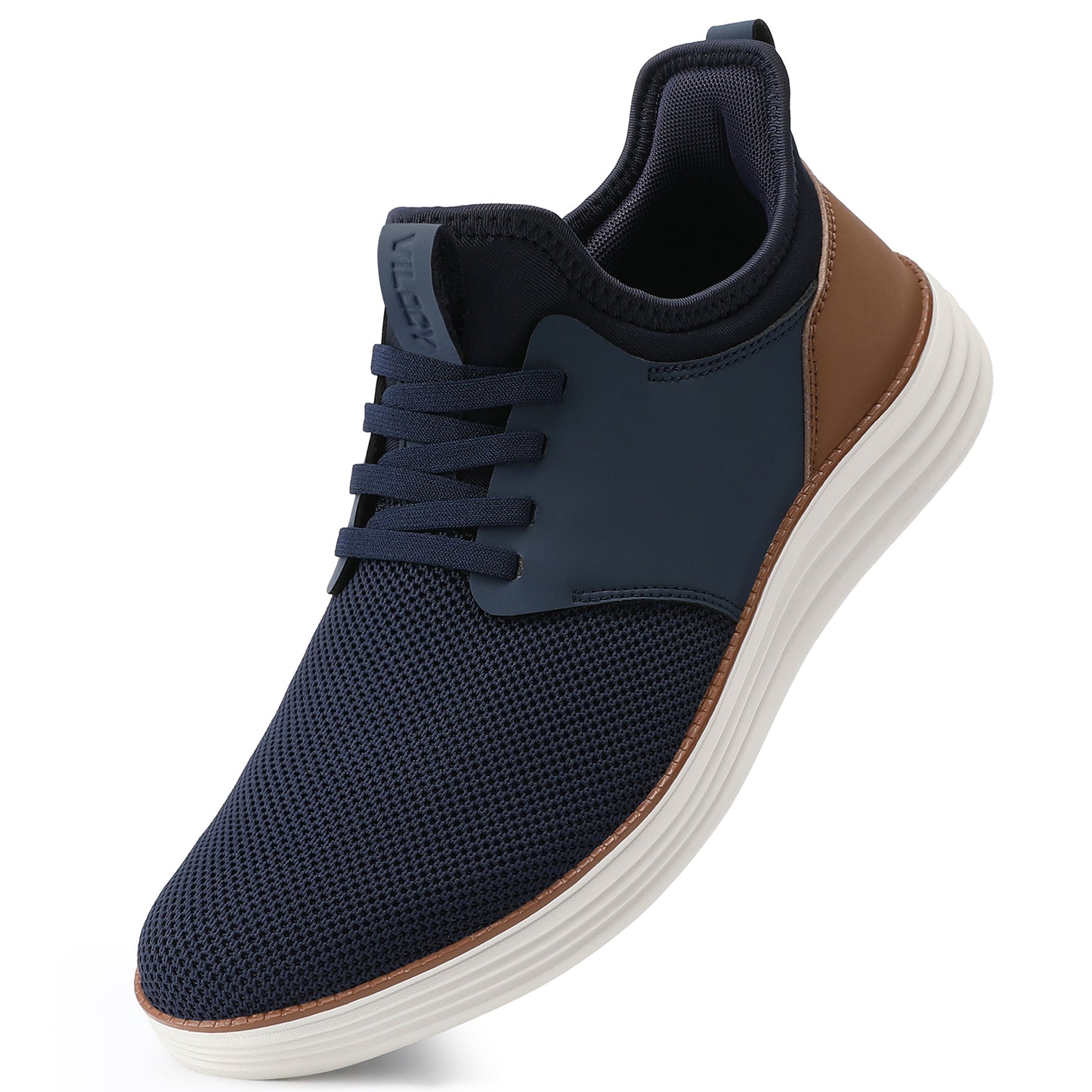Mens Casual Athletic shoes Hands Free Slip On Casual Sneakers Breathable Mesh Tennis Shoes Lightweight Fashion Walking Shoes Comfortable Minimalist Work Shoes Slip On Rubber Soles