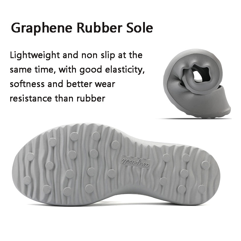 Lightweight Graphene Sole Unisex Wool Shoes Comfortable diabetic walking shoes