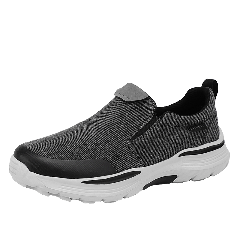 Men's casual canvas shoes Slip on loafers Lightweight  Comfortable Fashion Sneaker
