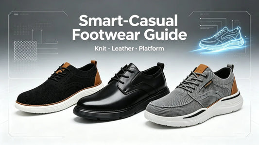 The Ultimate Guide to Modern Smart-Casual Footwear: Knit, Leather & Chunky Sole Shoes Explained
