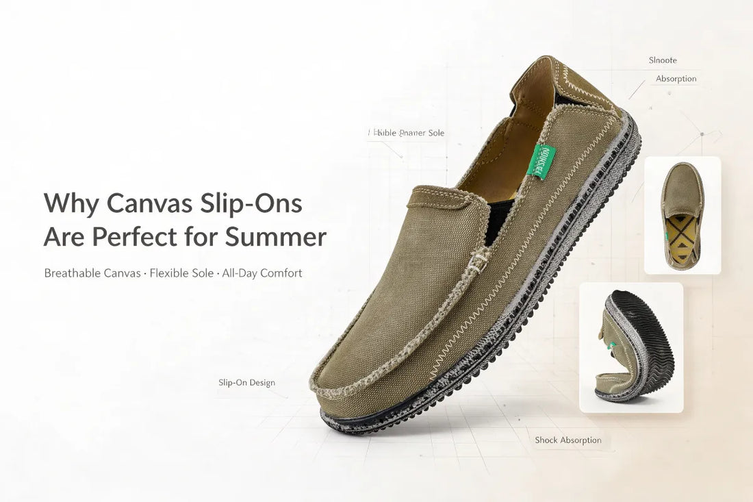 Why Canvas Slip-On Loafers Are The Ultimate Low-Stress Summer Footwear (Science & Comfort Breakdown)