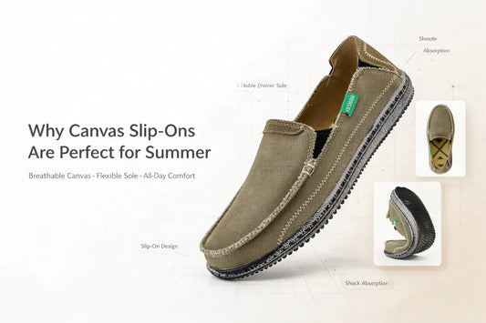 Why Canvas Slip-On Loafers Are The Ultimate Low-Stress Summer Footwear (Science & Comfort Breakdown)