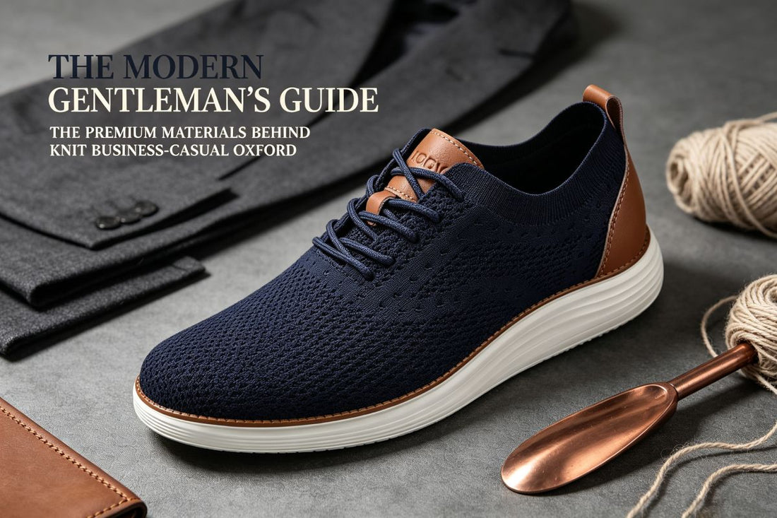 The Modern Gentleman’s Guide: The Premium Materials Behind Knit Business-Casual Oxfords