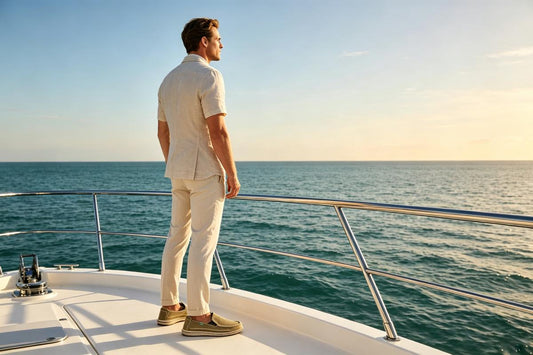 Men’s Slip-On Deck Shoes: The Vintage Boat Shoe That Combines Nautical Heritage & Modern Daily Comfort