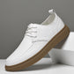 Men's Lace-Up Casual Genuine Leather Shoes Walking Oxfords Business Dress Shoes