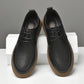 Men's Lace-Up Casual Genuine Leather Shoes Walking Oxfords Business Dress Shoes