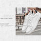 Men's Lace Up Casual Leather Board Shoes Comfortable Breathable Lightweight Fashion Vintage