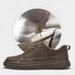 Men's Lace Up Casual Board Shoes Leather Business Comfortable Breathable Handmade Fashion