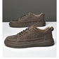 Men's Lace Up Casual Board Shoes Leather Business Comfortable Breathable Handmade Fashion