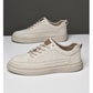 Men's Lace Up Casual Board Shoes Leather Business Comfortable Breathable Handmade Fashion
