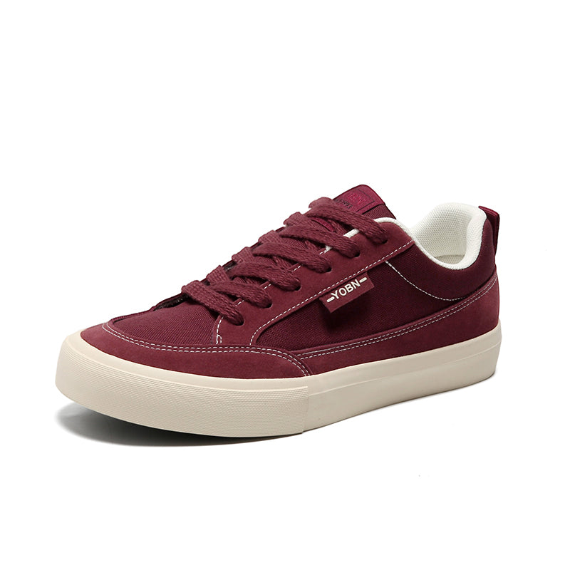 Mens Retro Low‑Top Canvas Skate Shoes