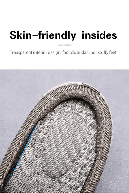 Men's Denim Canvas Backless Slip On Mule Casual Loafers