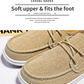 Men's Casual Lace Up Canvas Shoes Slip On Loafers Lightweight Comfortable Breathable Fashion Sailboat Shoes