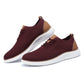 Men's Breathable Knit Lace Up Business Casual Oxford Shoes