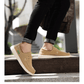 Men's Casual Lace Up Canvas Shoes Slip On Loafers Lightweight Comfortable Breathable Fashion Sailboat Shoes