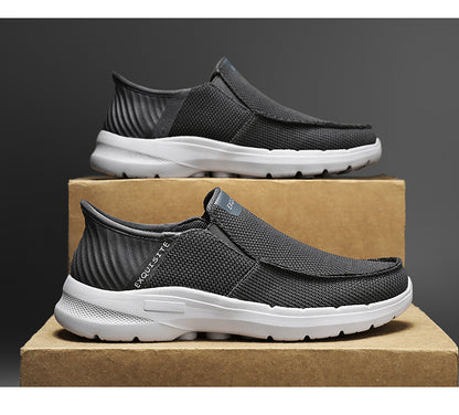 Men's Knit Mesh Slip On Casual Walking Loafers
