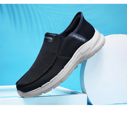 Men's Knit Mesh Slip On Casual Walking Loafers