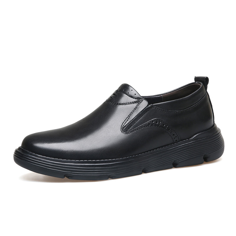 Men's Business Casual Slip On Leather Shoes