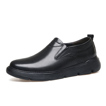 Men's Business Casual Slip On Leather Shoes