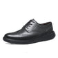 Men's Platform Brogue Leather Oxford Shoes
