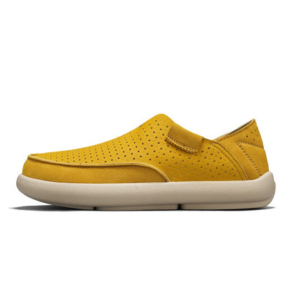 Mens Perforated Slip On Casual Loafers