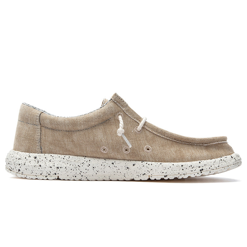 Men's Lace Up Canvas Casual Lightweight Boat Loafers