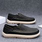 Men's Perforated Slip On Breathable Leather Loafers