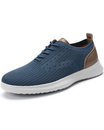 Men's Breathable Knit Mesh Casual Oxford Sneakers