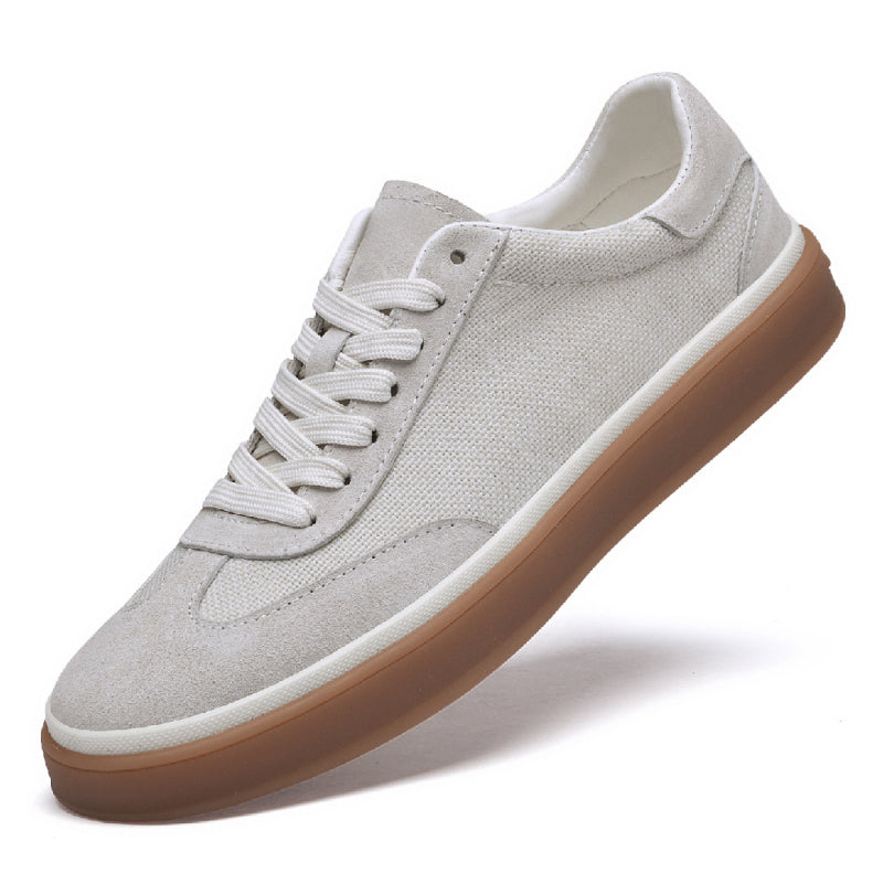 Men Nubuck Suede Low-top Casual Board Sneakers