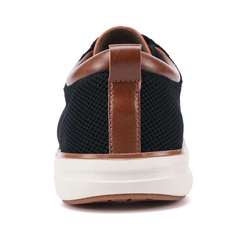 Men's Wide Breathable Knit Lace Up Oxford Casual Shoes