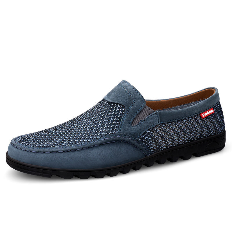 Men's Breathable Mesh Slip On Driving Loafers