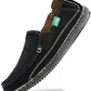 Men's Slip on Deck Shoes Canvas Loafer Vintage Flat Boat Shoes