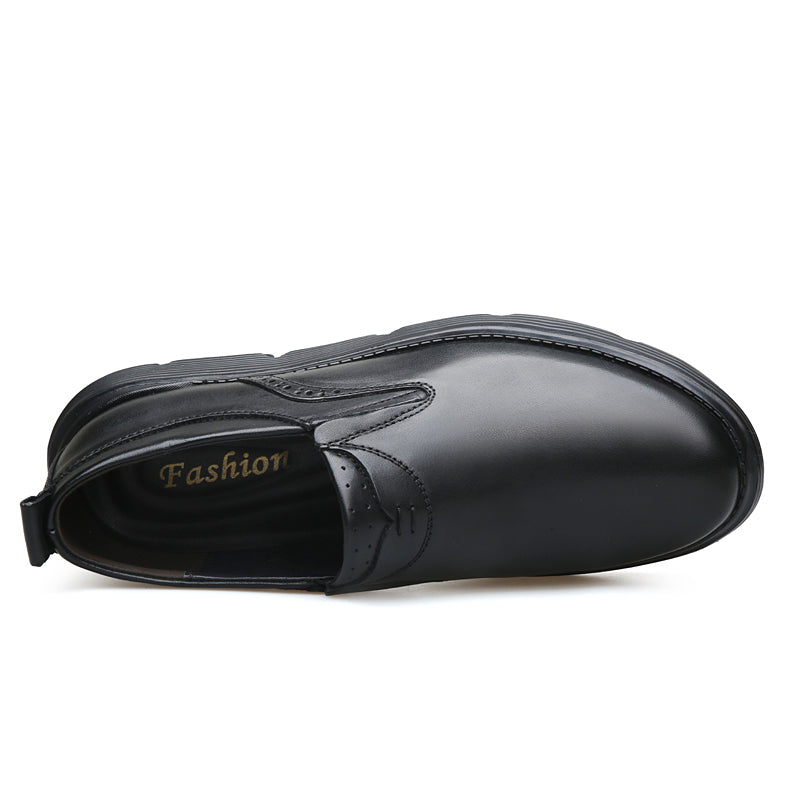 Men's Business Casual Slip On Leather Shoes