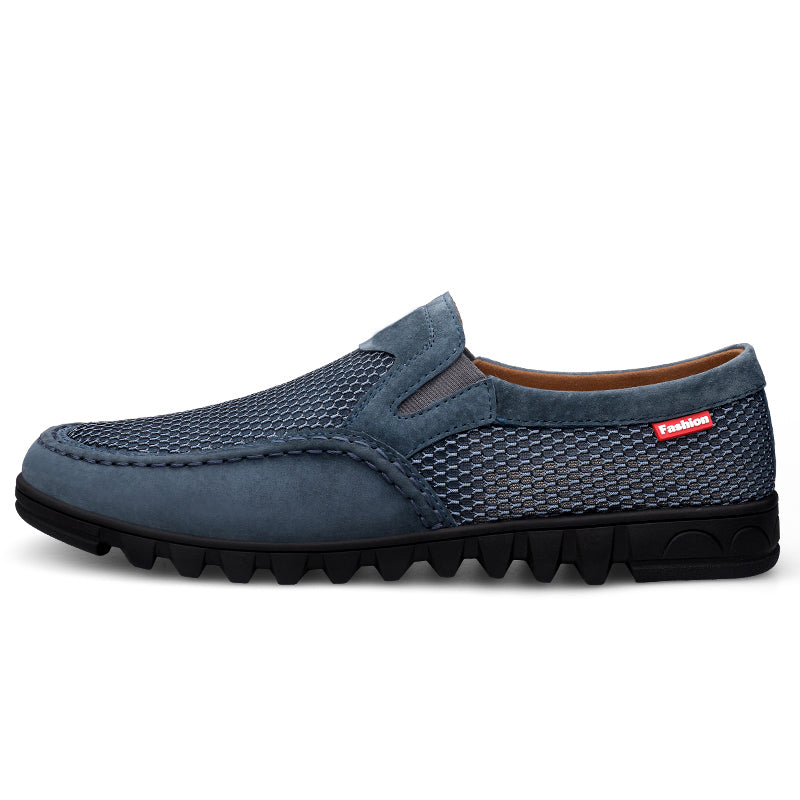 Men's Breathable Mesh Slip On Driving Loafers