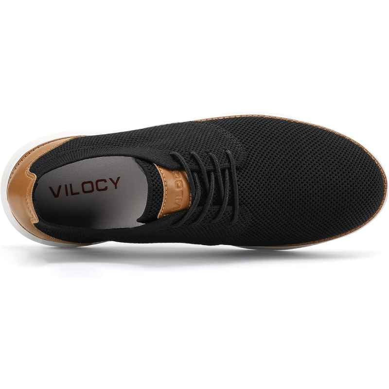 Men's Lace Up Dress Sneakers Business Oxfords Casual Walking Shoes