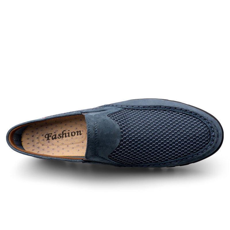 Men's Breathable Mesh Slip On Driving Loafers