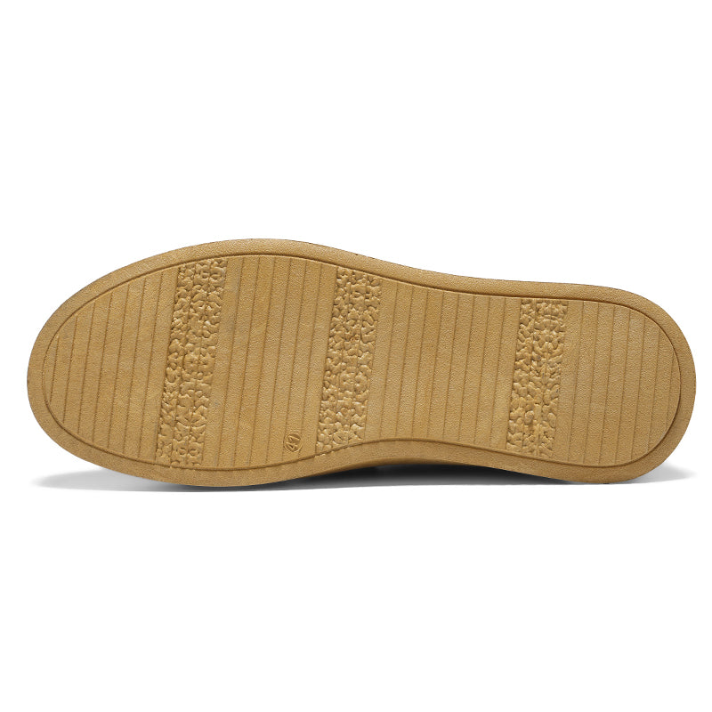 Mens Tassel Suede Slip‑On Loafers Shoes