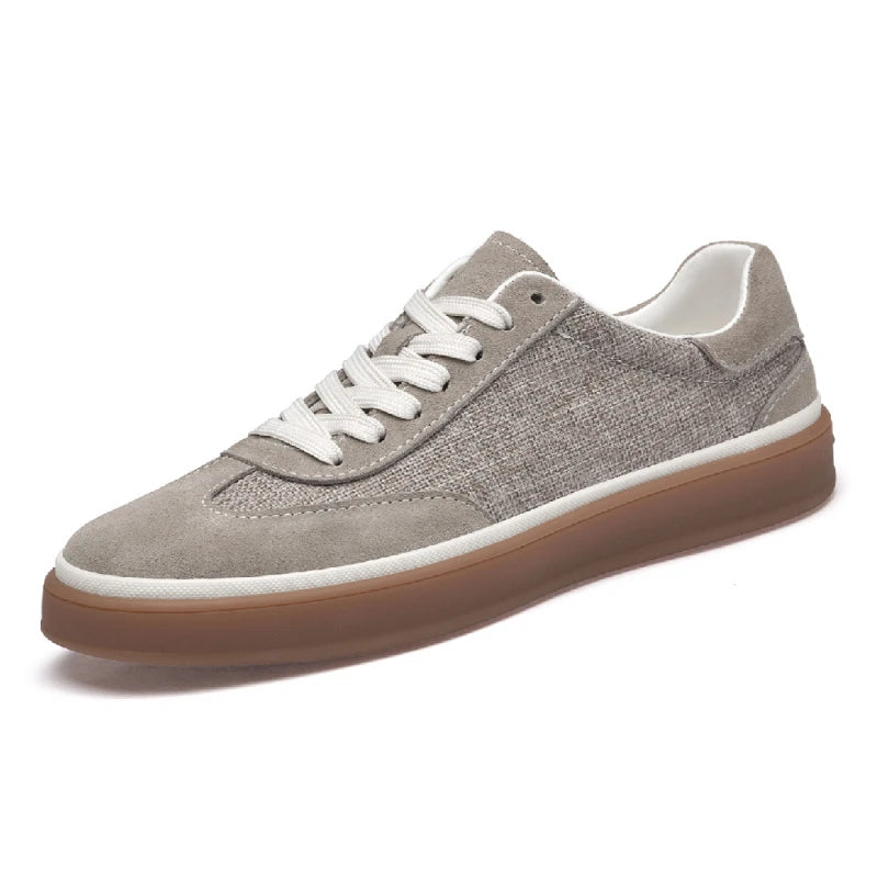 Men Nubuck Suede Low-top Casual Board Sneakers