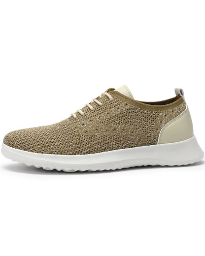 Men's Breathable Knit Mesh Casual Oxford Sneakers
