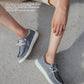 Men's Lace Up Casual Cloth Shoes Rounded Toe Design Loafers Comfortable Lightweight