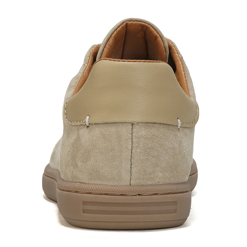 Mens Suede Leather Low Top Casual Sneakers