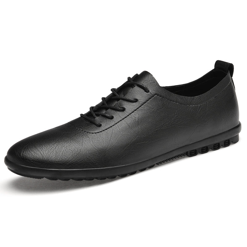 Men's Lace Up Soft Leather Lightweight Business Casual Oxford Shoes