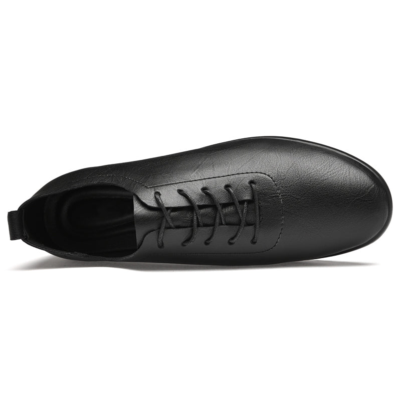 Men's Lace Up Soft Leather Lightweight Business Casual Oxford Shoes